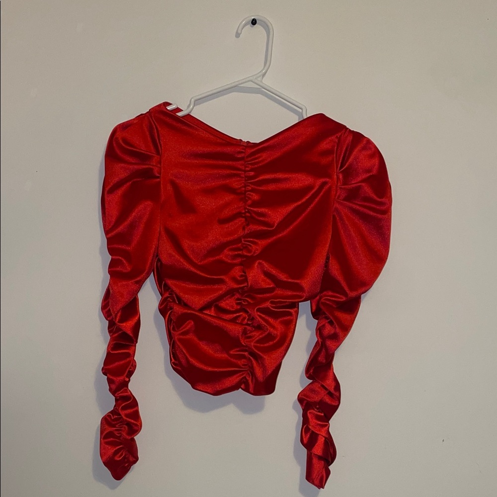H&M Red stretchy top